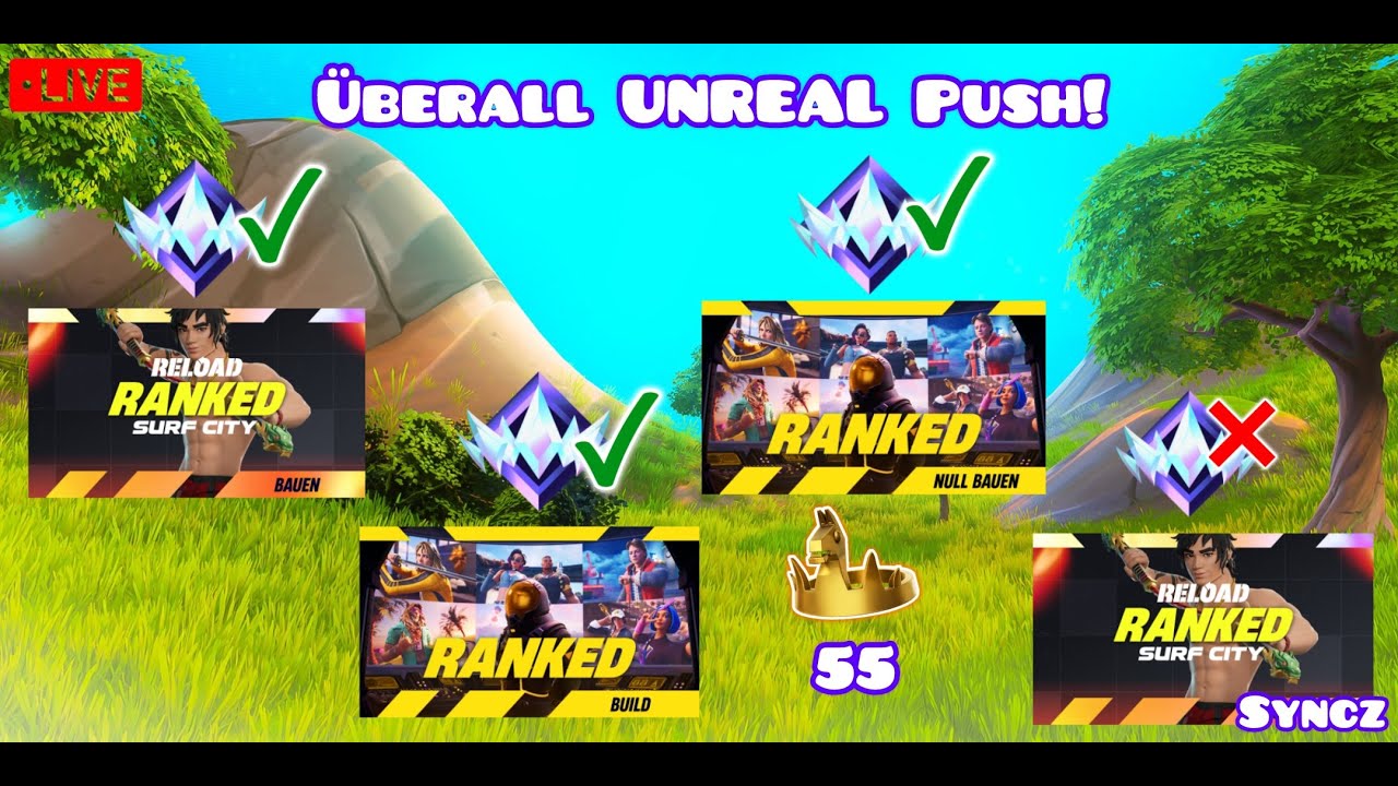 🛑LIVE 🛑FORTNITE RANKED, KREATIV UND CUP