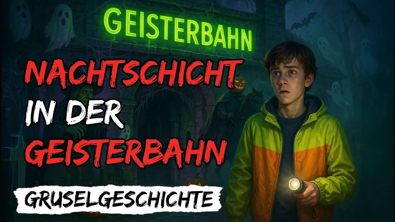 Nachtschicht in der GeisterbahnㅣGruselgeschichten zum EinschlafenㅣEs waren die letzten Sommerferien