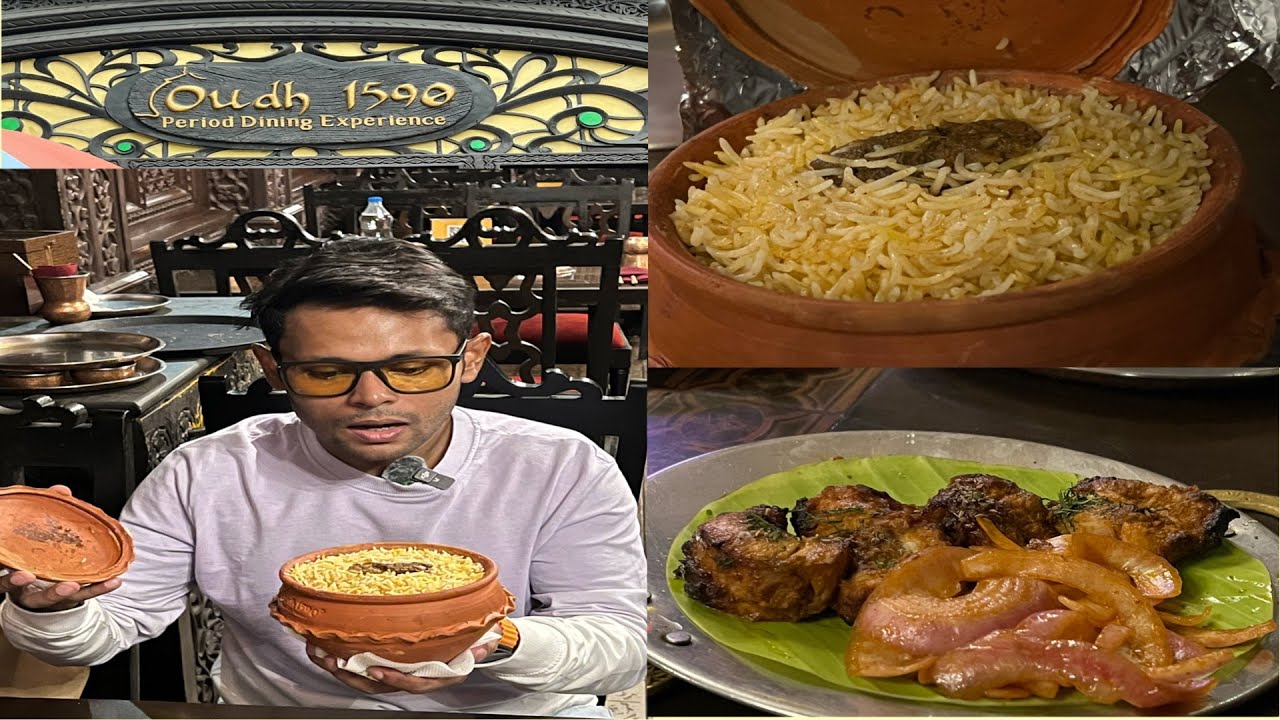 Oudh 1590 Salt Lake Review | Best Mughlai Restaurant near City Centre🤩MUTTON RAAN BIRYANI🔥FISH TIKKA