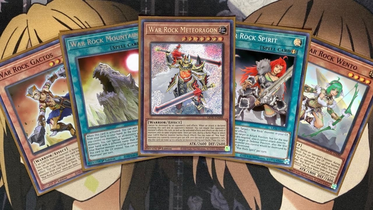 My War Rock Yugioh Deck Profile for October 2021