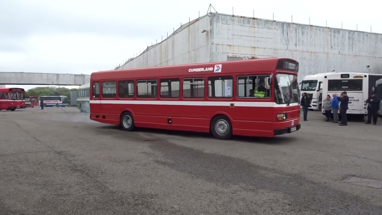 LN50: Leyland National factory photo shoot 1 Lillyhall 01/05/2022