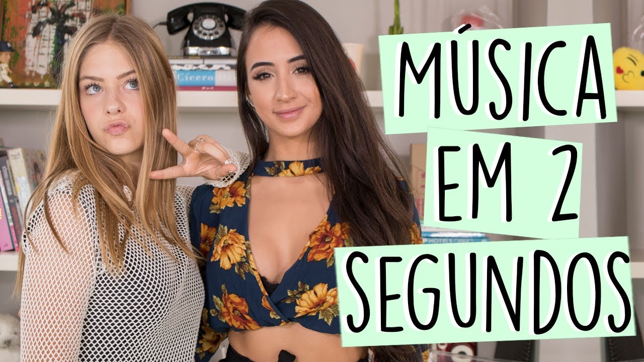 MÚSICA EM 2 SEGUNDOS ft. Mariana Nolasco || Valentina Schulz