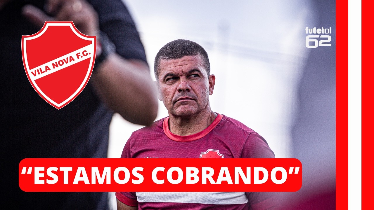 Louzer cita cobrança em jogadores do Vila Nova para clássico e estratégia de jogo