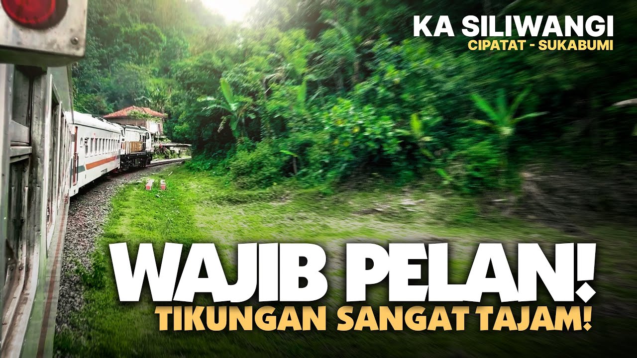 Taspat Abadi, Tikungan Kereta Paling Ekstrim di Indonesia? KA Siliwangi Bandung - Sukabumi