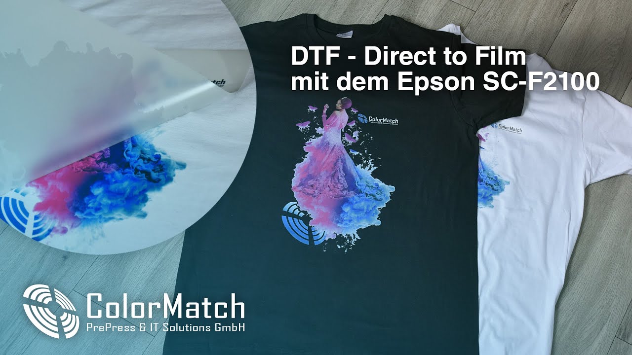 DTF * Direct to Film mit dem Epson SC-F2100