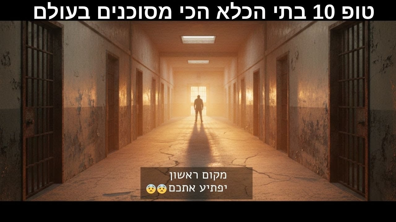 טופ 10 בתי הכלא הכי מסוכנים בעולם 🔒😱  מקום ראשון פשוט לא ייאמן