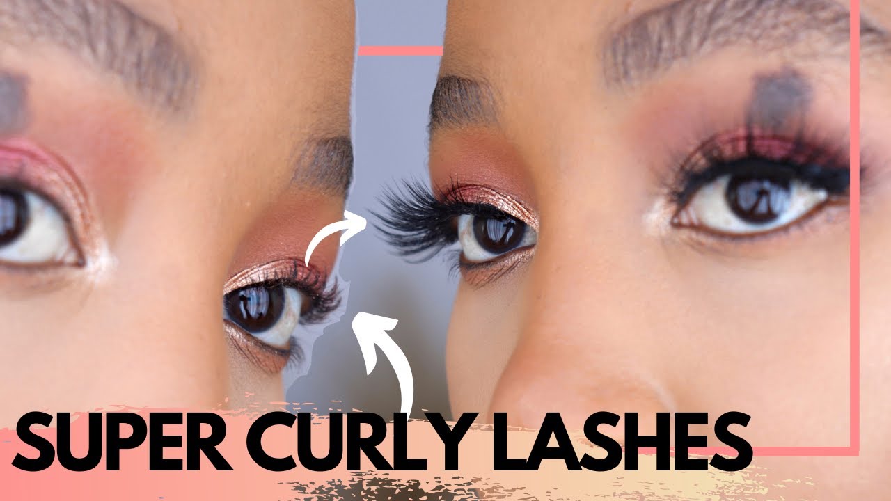 HOW TO APPLY FALSE EYELASHES ON CURLY EYELASHES | Detailed false eyelash tutorial