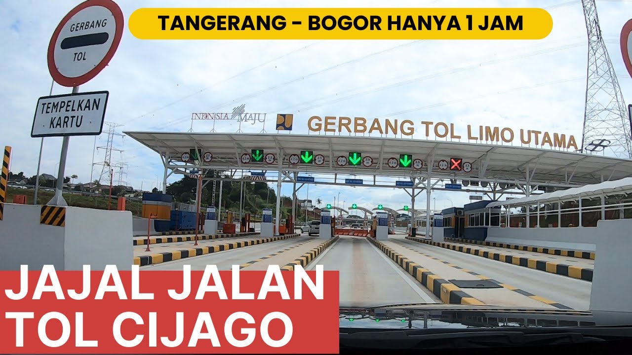 Jajal Jalan Tol CIJAGO Tangerang Bogor hanya 1 jam - Baru Diresmikan 8 Januari 2024
