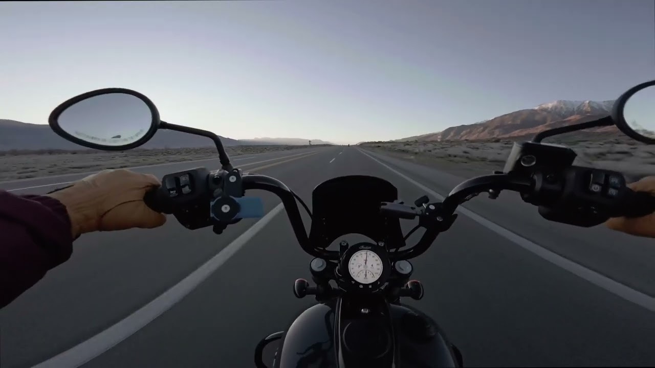Riding my thought away on my Indian on the 395 #indianmotorcycle #395 #bishop #motorcycletrip
