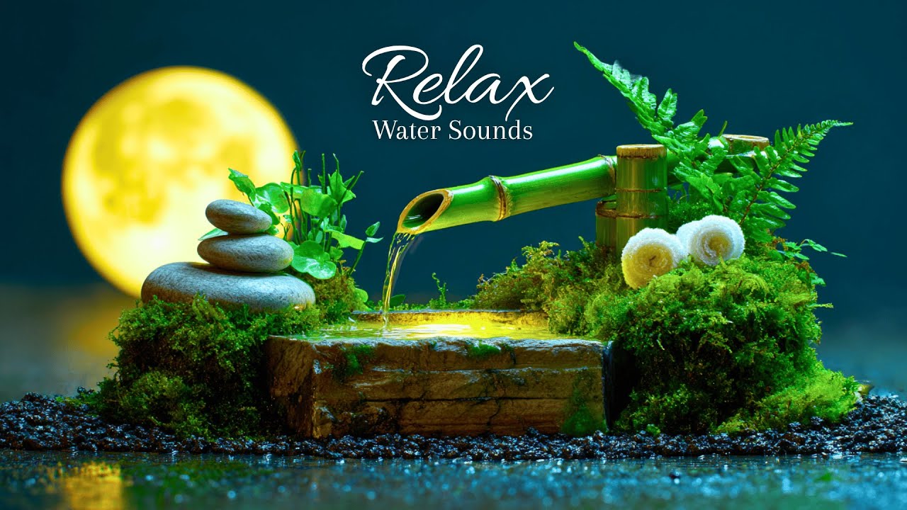 Peaceful Water Sounds & Relaxing Melodies 🌿 Your Oasis of Healing