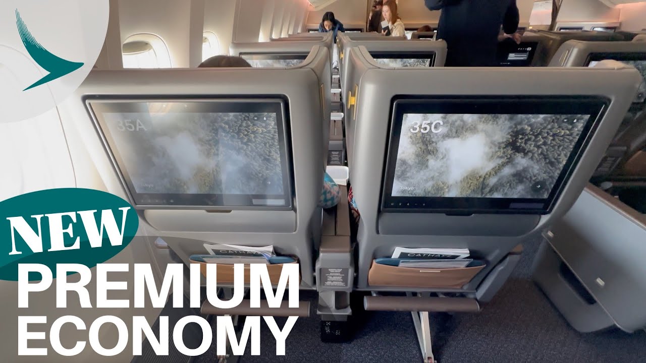 CATHAY PACIFIC Might Have The BEST PREMIUM ECONOMY Class 😲