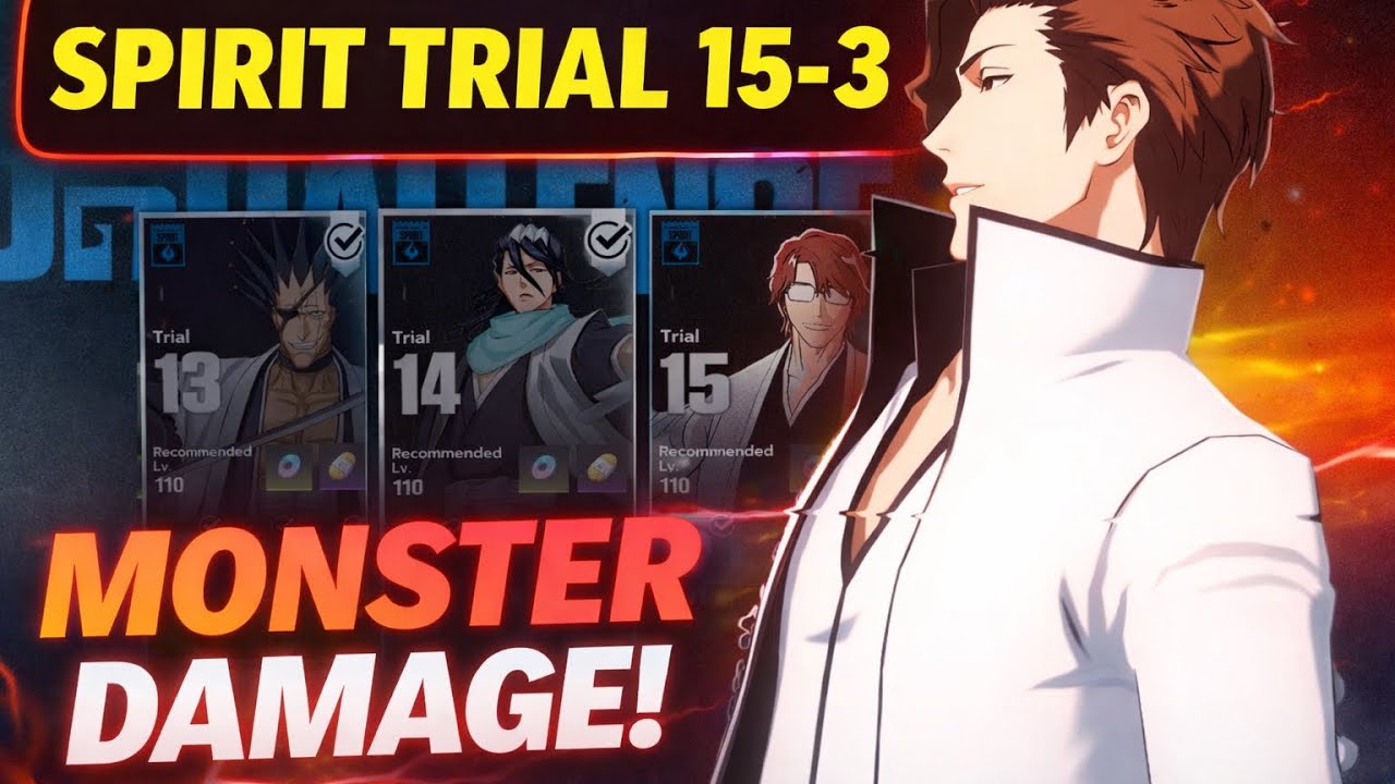 TRIAL TOWER BATTLE 15-3. AIZEN VS AIZEN. #bleach #bankai #bleachsoulresonance #aizen 