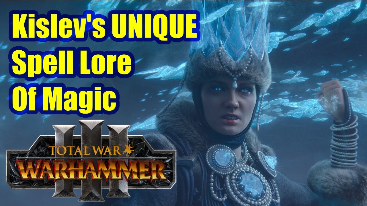 Kislev's Unique Spell Lore of Magic - Total War Warhammer 3 - Ice Magic!