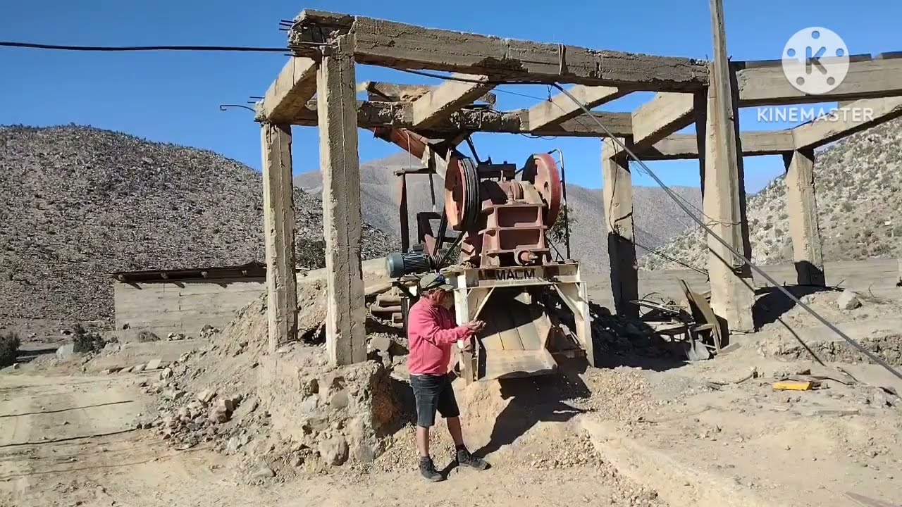 Pirquineros en Chile y el trapiche.