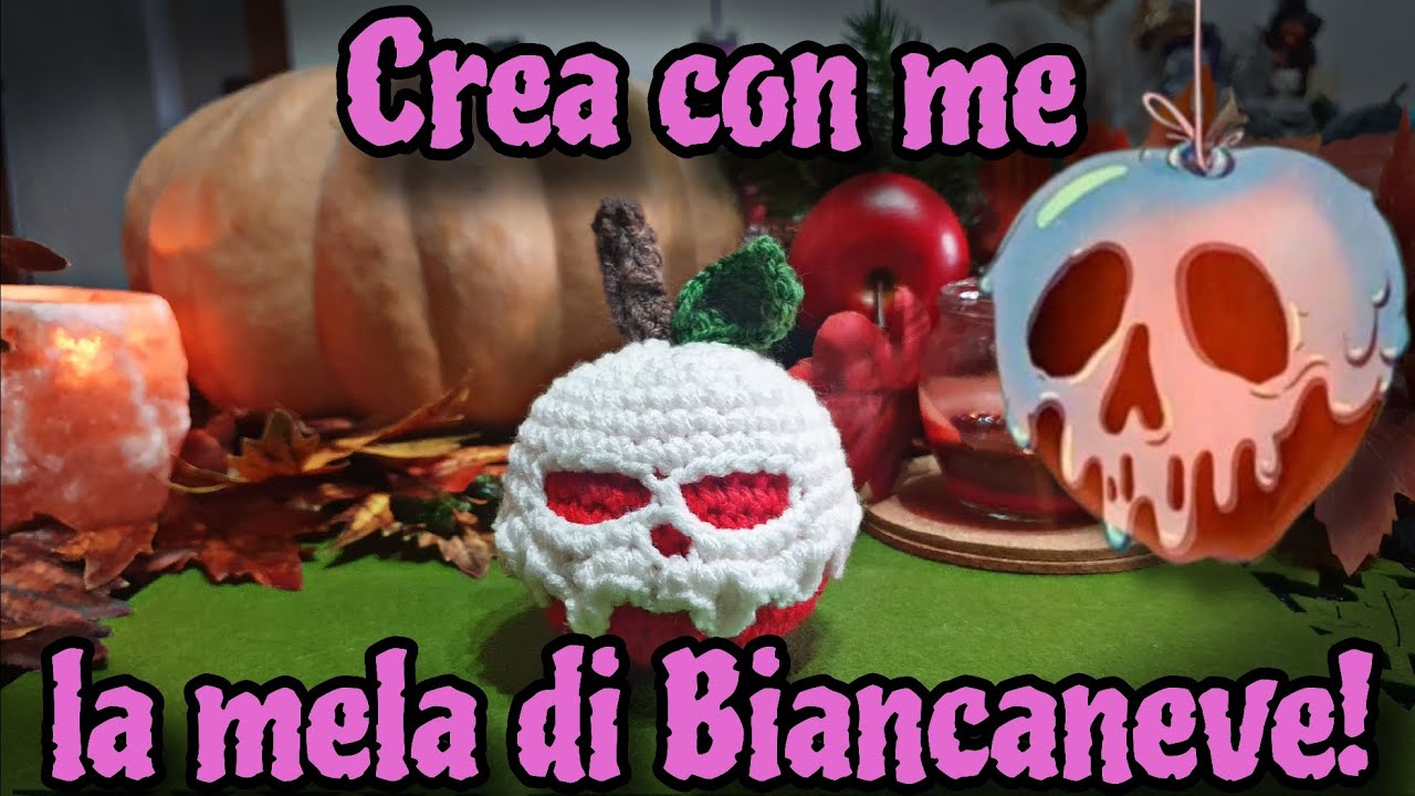 Amigurumi poison Apple, La Mela Avvelenata - Hõseki Amigurumi