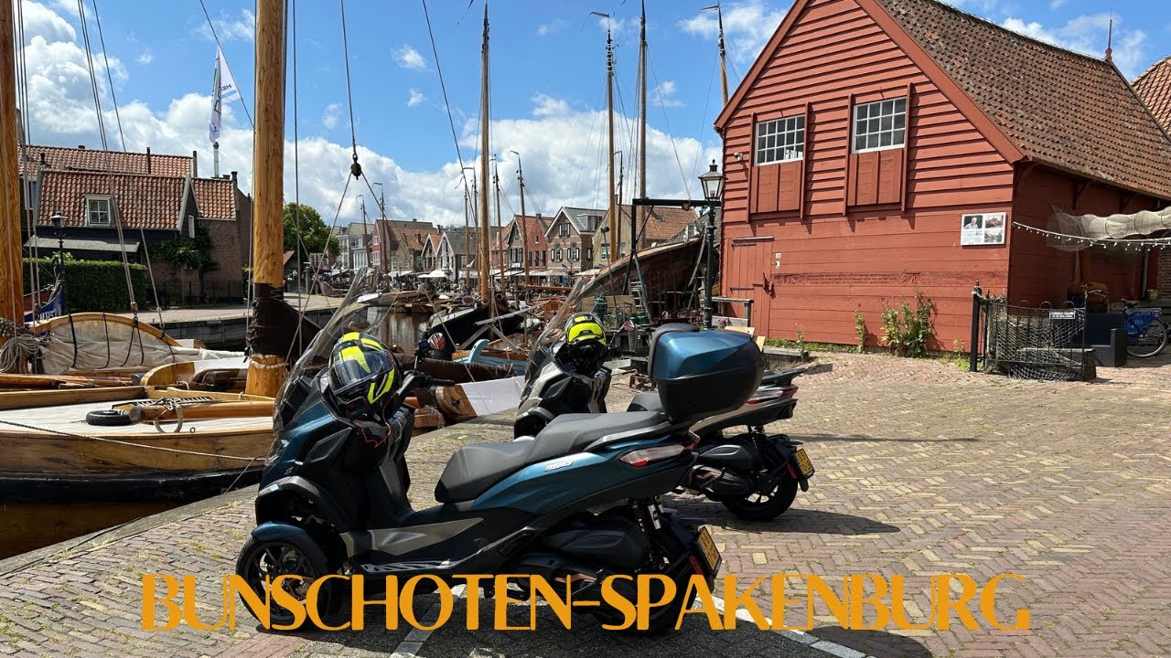 Piaggio mp3 530 rit naar Bunschoten-Spakenburg