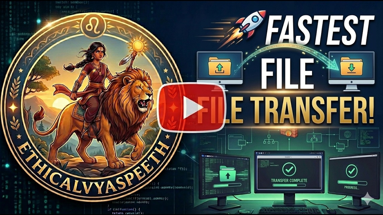 Netcat File Transfer in Hindi 03 | #Netcat #FileTransfer #Windows #Linux