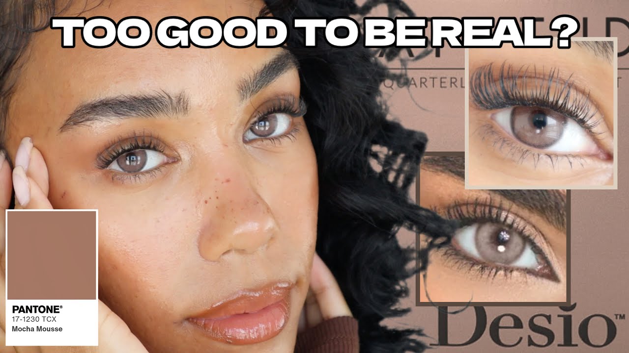 Trying the Most Luxurious Brown Lenses | Desio Mocha Mousse: Review, Try-On & Honest Thoughts