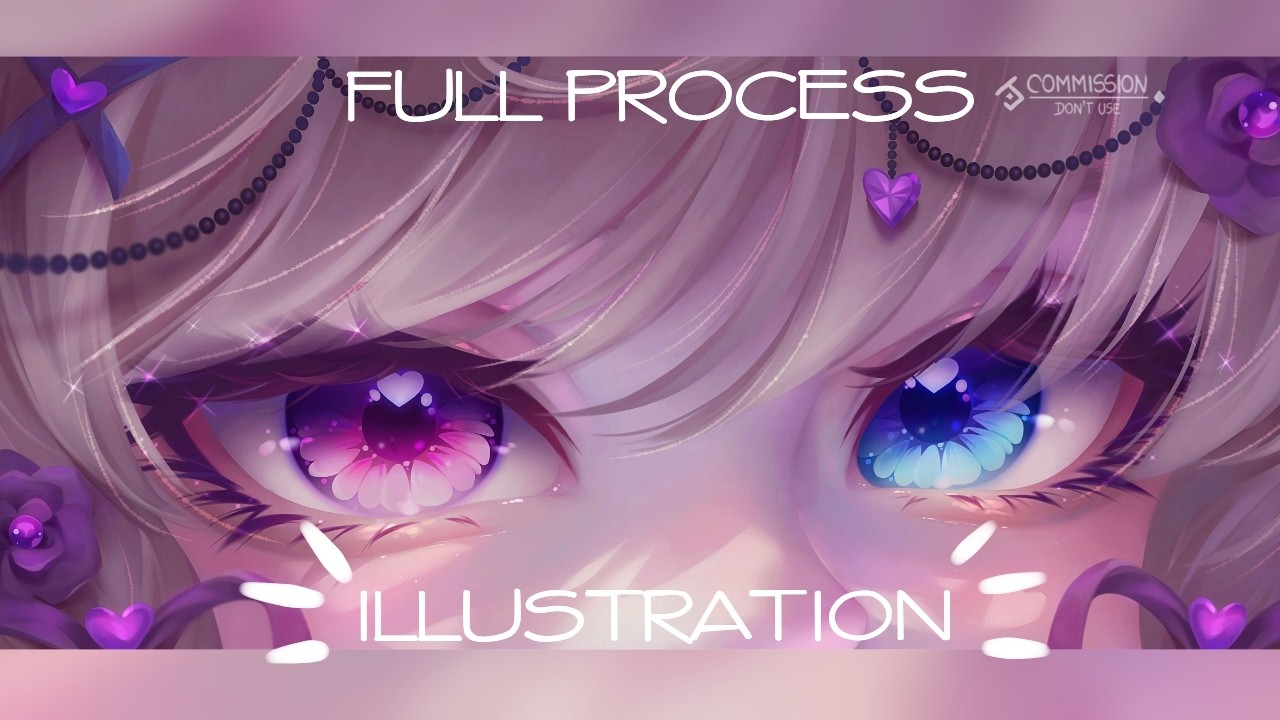 Full Process Illustration ✮ Semirealistic Style