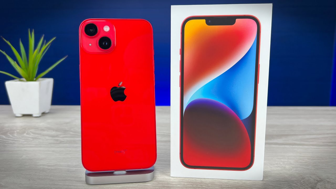 Распаковка iPhone 14 Product Red
