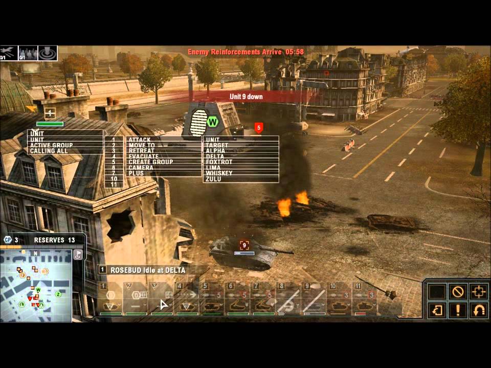 Endwar - Siege of Paris Strategy [(Attacker) Commentary]