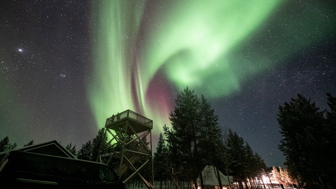 Aurora Borealis over Utsjoki, Finland, 27-30 January 2025