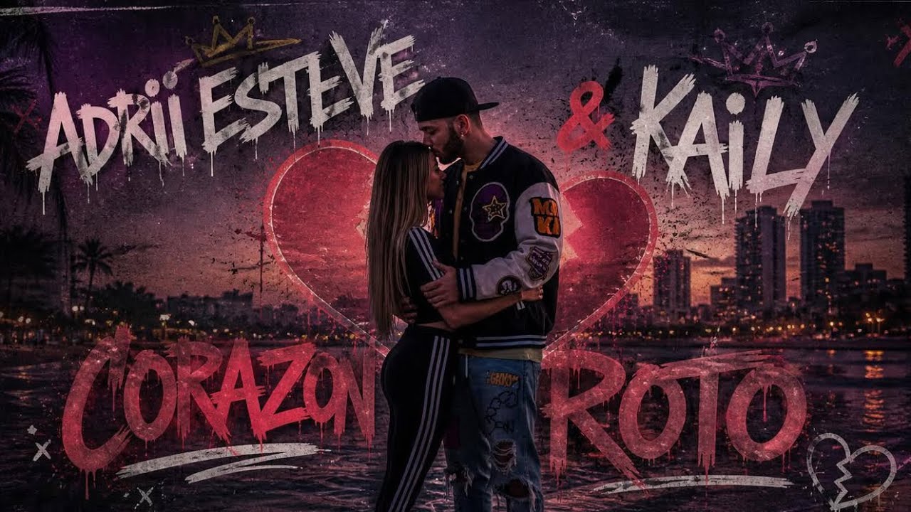 💔 “CORAZÓN ROTO” 💔 - KAILY & ADRII ESTEVE (Lyric Video)