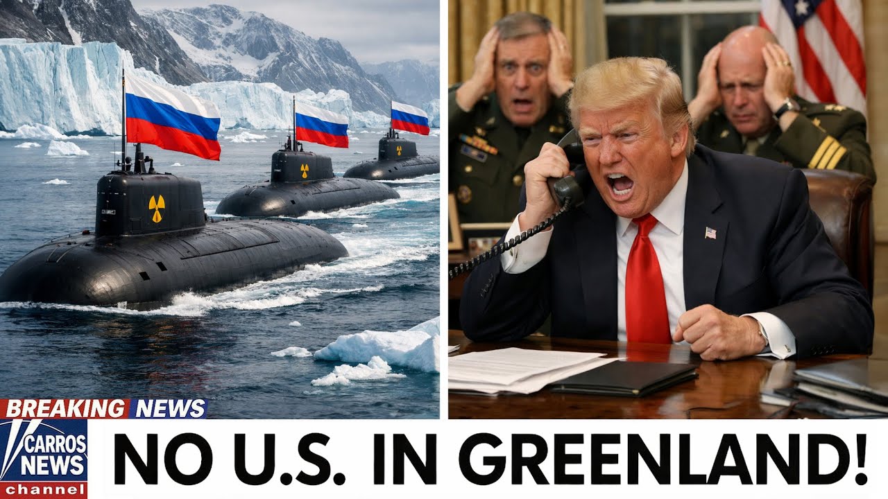 1 MIN AGO: Russia Sends Nuclear Fleet to Protect Greenland from US