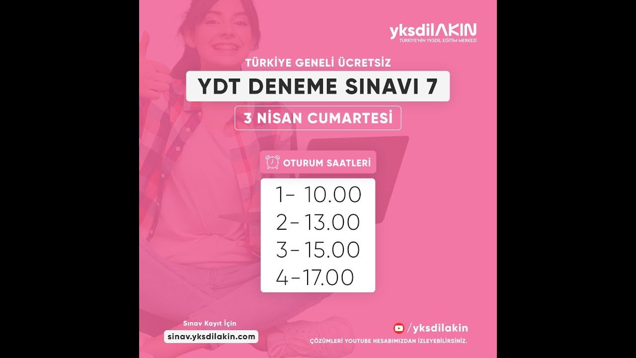 -2-YDT Deneme Sınavı-7 Çözümleri-Vocab, Grammar, Cloze Test & Sentence Completion Soruları