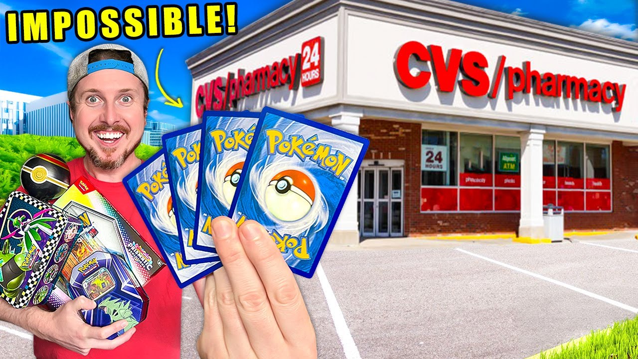 Craziest Pokemon Card Tin Opening Found in CVS! (Charizard & SIR x4)
