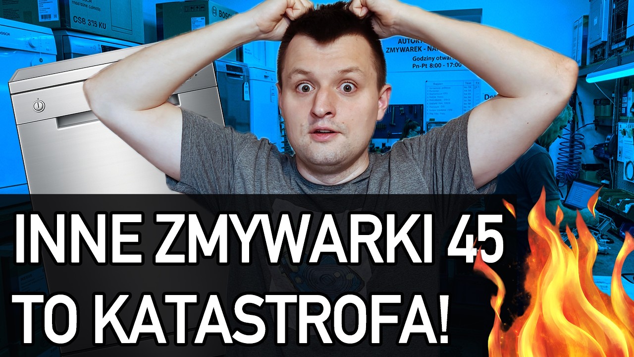 Zmywarki 45 - takie kt&oacute;re psują się mniej