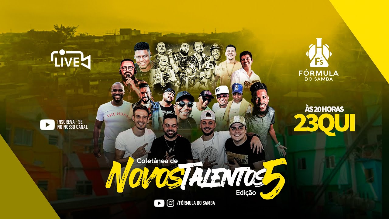 5&ordf; EDI&Ccedil;&Atilde;O COLET&Acirc;NEA NOVOS TALENTOS FORMULA DO SAMBA