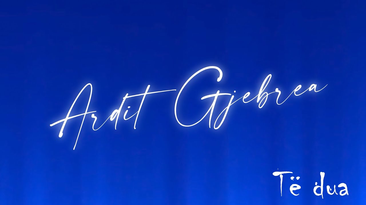 Ardit Gjebrea,  Inva Mula -  Të dua