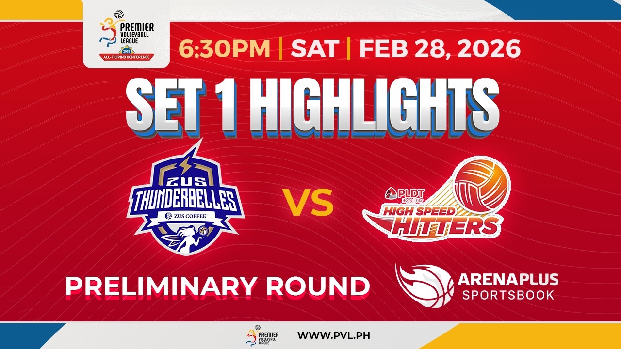 Zus vs. PLDT - 1st Set Highlights
