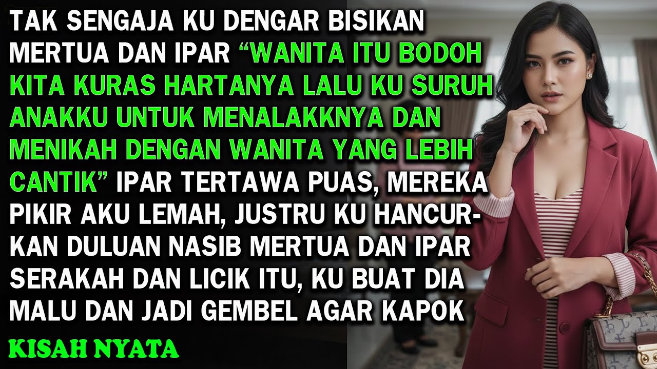 TAK SENGAJA KU DENGAR BISIKIAN MERTUA YANG INGIN KURAS HARTAKU, DIA PIKIR AKU BODOH, JUSTRU DIA YANG