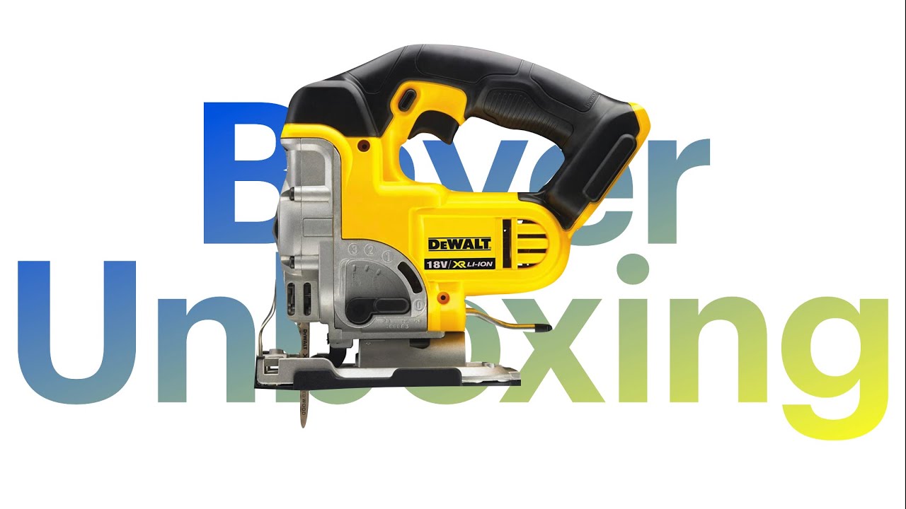 DeWalt DCS331 Akkustichs&auml;ge Unboxing