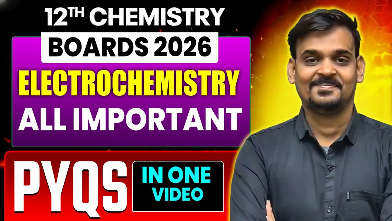 Electrochemistry - PYQs Practice |Class12th Chemistry |by Amit sir |#Board2026 #CUET #NEET #12thchem