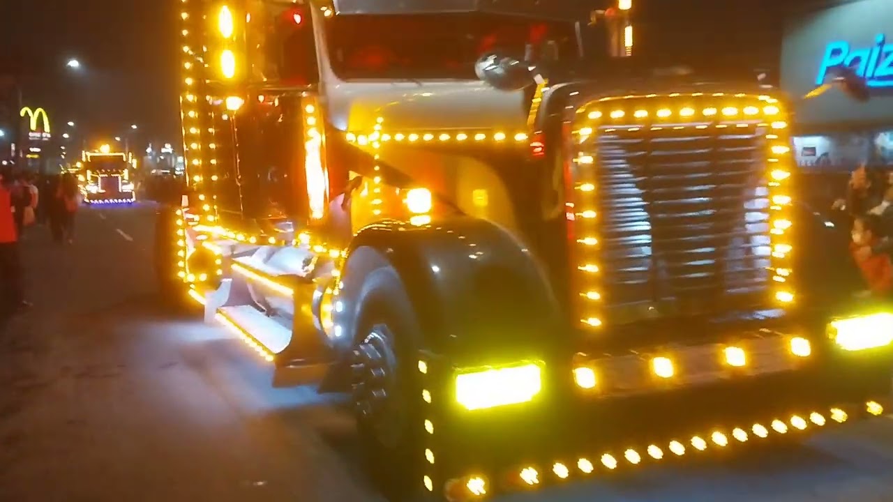 desfile de trasporte pesado