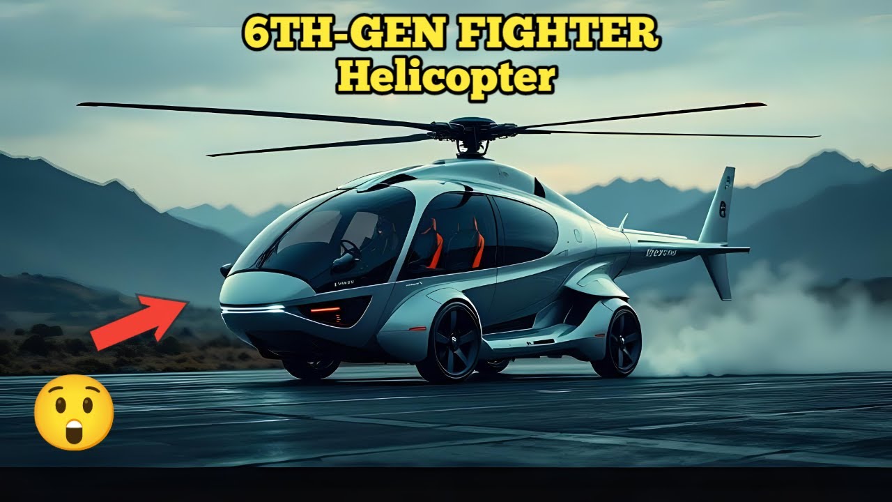 Transforming Helicopter Car Hybrid | Futuristic Vehicle Concept!