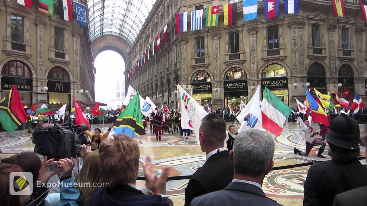 Flag Ceremony, Expo 2015 2nd International Participants Meeting, Milan, Italy, 10 October 2012