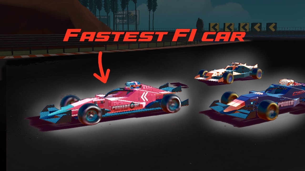 I made the ulimate f1 car in trailmakers