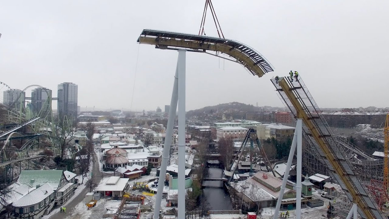 Valkyria utmanar Göteborgs skyline.