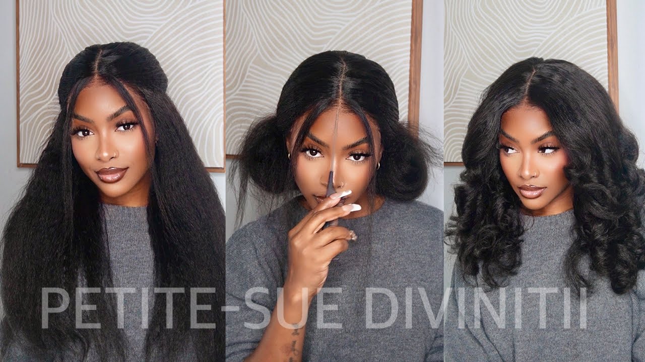 The perfect kinky straight 9x6 glueless wig ft. ISEE Hair | PETITE-SUE DIVINITII