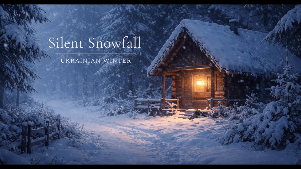 Silent Snowfall | Ukrainian Winter | Winter Ambience