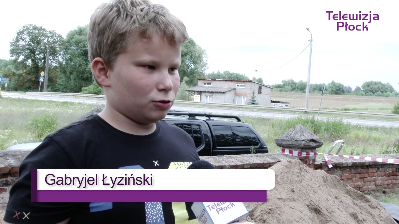 Znalezisko na cmentarzu w Dobrzykowie