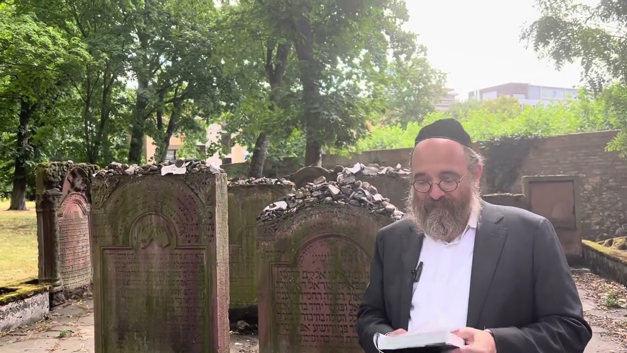 The grave of the Pnei Yehoshua in Frankfurt-פני יהושע