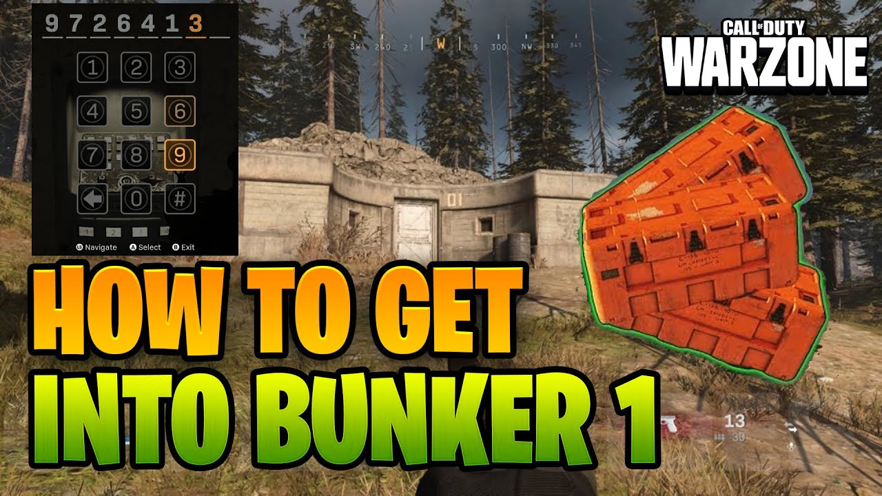 How To Get Inside Bunker 1! SECRET CODE!! - Warzone (COD 2020)