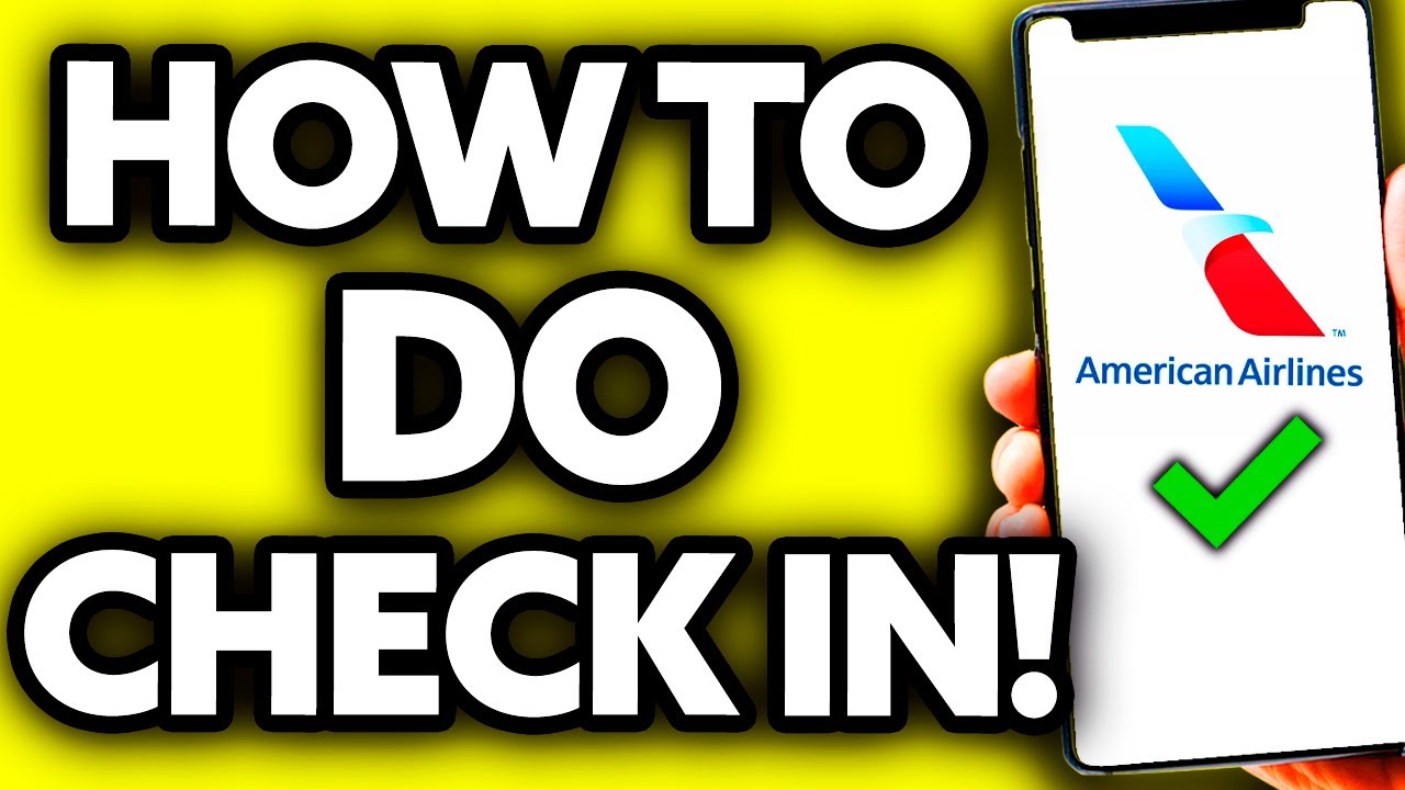 How To do Check In Online American Airlines (BEST Way!)
