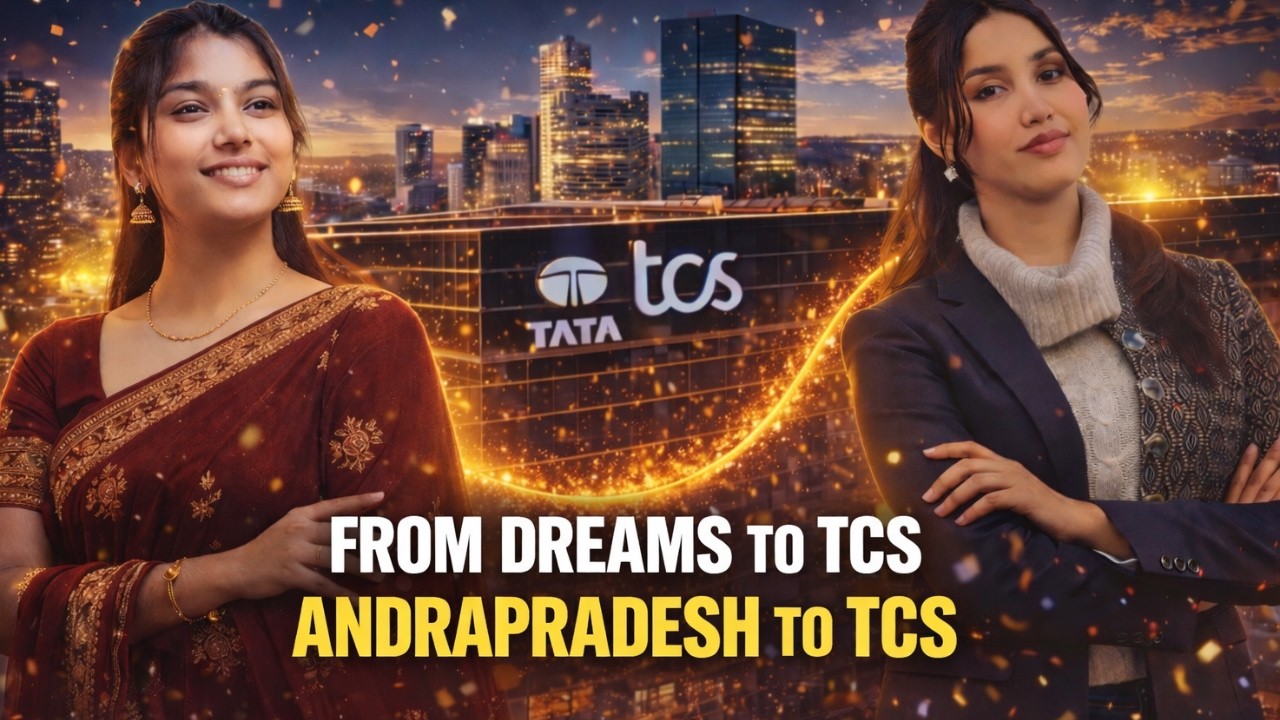 TCS - From Dreams to TCS | From Andhrapradesh to TCS | How to Crack TCS NQT