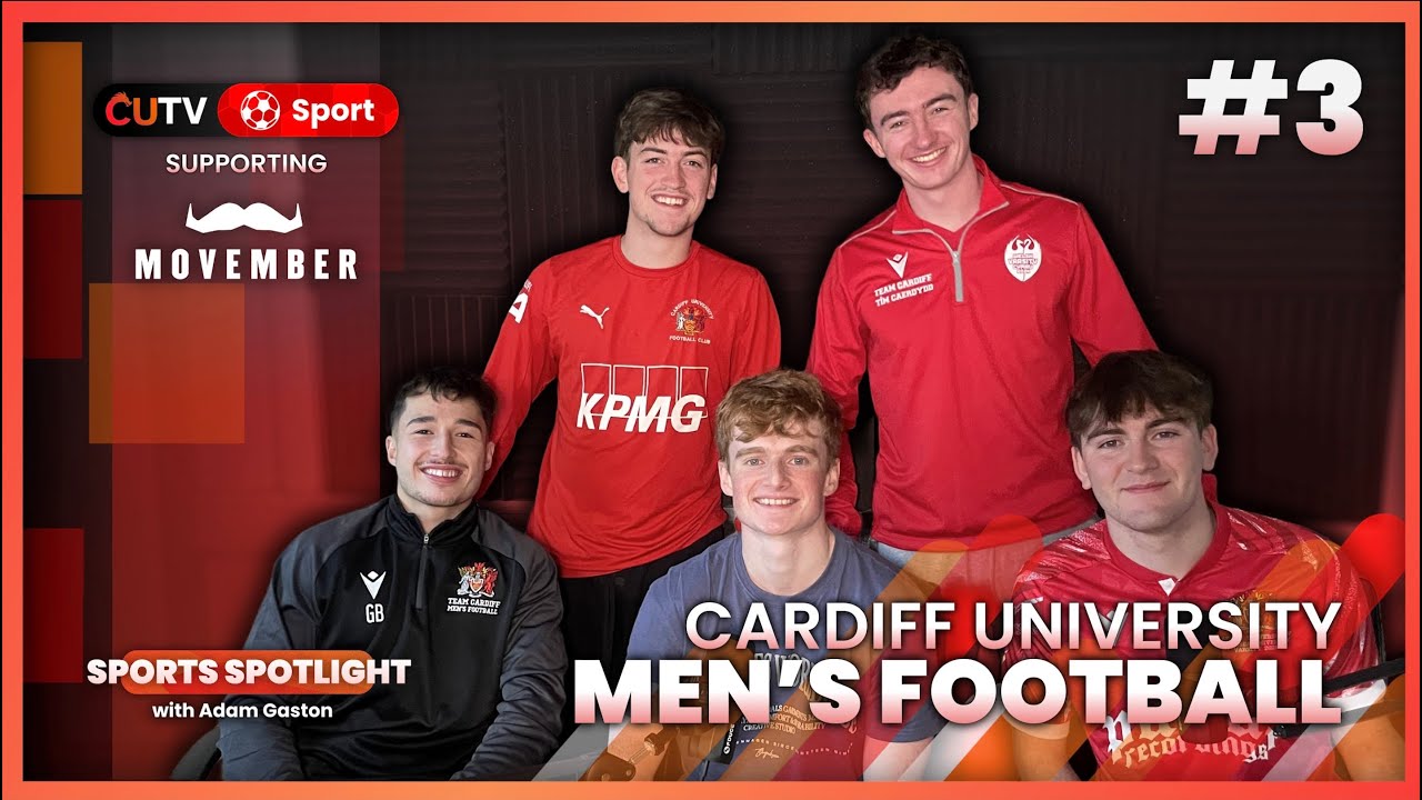 Running miles for MOVEMBER | Cardiff University FC | CUTV Sports Spotlight | Movember edition